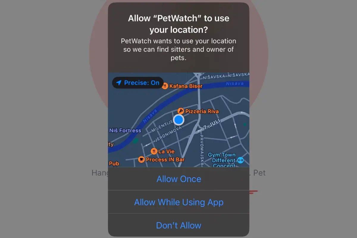 GPS tracking system in Pet Watch GPS tracking system in Pet Watch